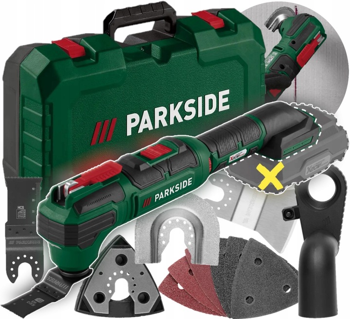 PARKSIDE Akumulatorowe Narzędzia Wielofunkcyjne PAMFW 20-Li C3 +