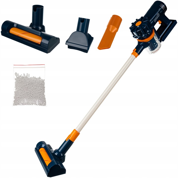 Odkurzacz dla Dzieci 2w1 Pionowy i Ręczny z Dźwiękiem Funkcja Ssania Dźwięk