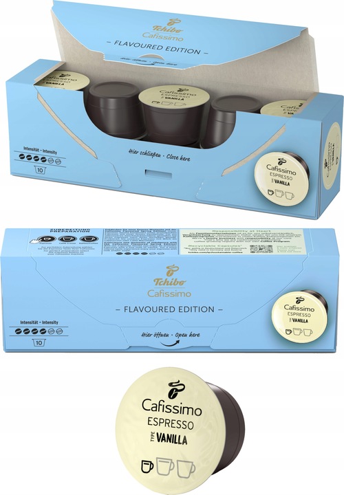 TCHIBO CAFISSIMO Aromatyzowane 4 x 10 kapsułek