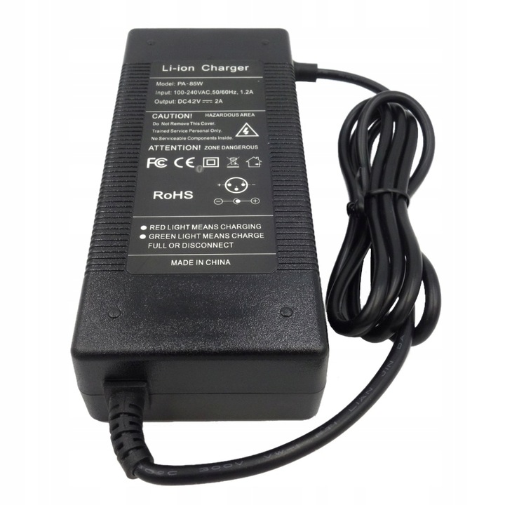 ŁADOWARKA do HULAJNOGI XIAOMI M365 PRO PRO2 42V 2A RCA 8mm