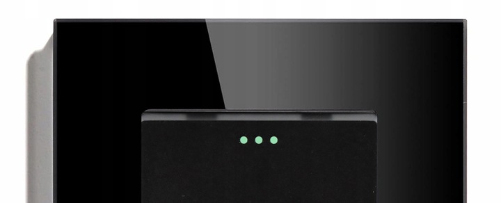 WŁĄCZNIK WYŁĄCZNIK ŚWIATŁA SZKLANY POJEDYNCZY PRZEŁĄCZNIK CZARNY