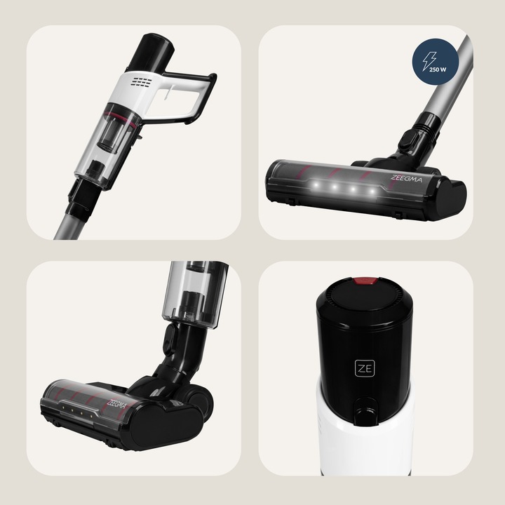 ODKURZACZ BEZPRZEWODOWY PIONOWY RĘCZNY BEZWORKOWY LEKKI MOP MOPUJĄCY 3 w 1