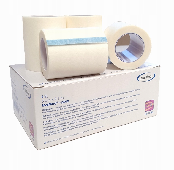 PRZYLEPIEC WŁÓKNINOWY HYPOALERGICZNY 5cmx9,1m