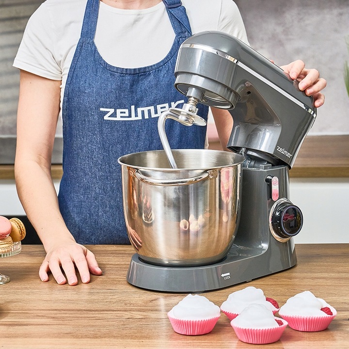 ROBOT KUCHENNY PLANETARNY ZELMER MIKSER WIELOFUNKCYJNY 3 MIESZADŁA 5L