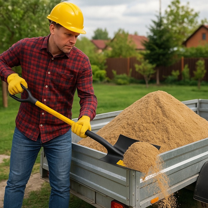 Łopata Szufla Piaskowa 100cm Do Piasku Piaskówka Z Uchwytem Solidna