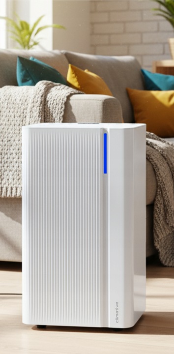 Cichy Wydajny Osuszacz Powietrza WAVE ION WIFI Pochłaniacz Wilgoci 40