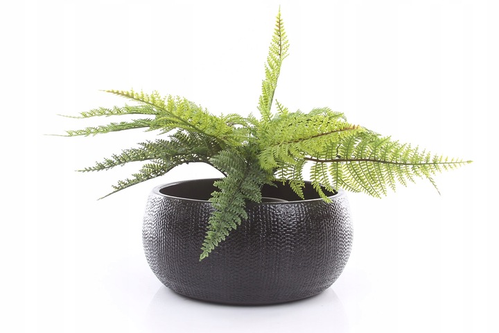 złota osłonka na drzewko BONSAI złote niskie doniczki PORTO BOWL 27/13 cm