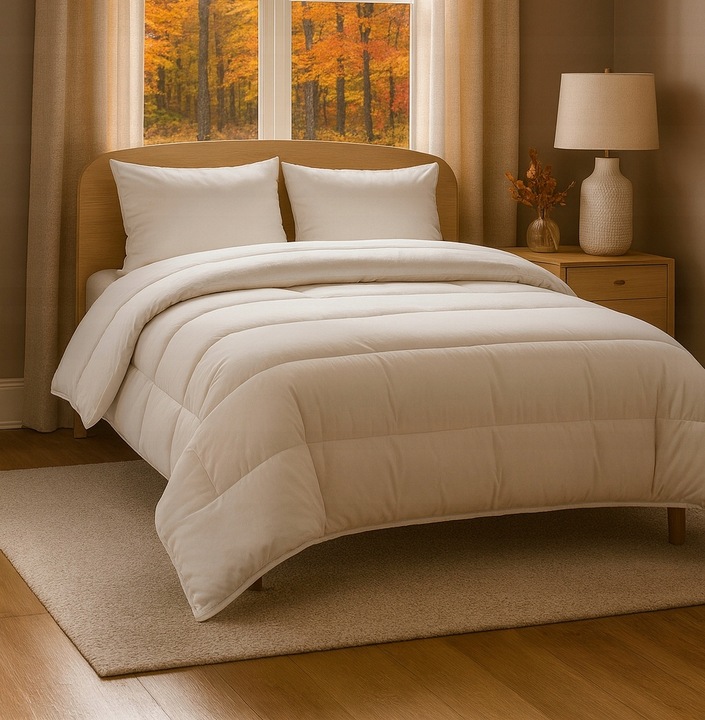 Kołdra 220x200 całoroczna antyalergiczna ciepła puszysta Polska Jakość