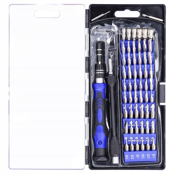 ZESTAW ŚRUBOKRĘTÓW PRECYZYJNYCH WKRĘTAKI BITY 75W1 W ETUI