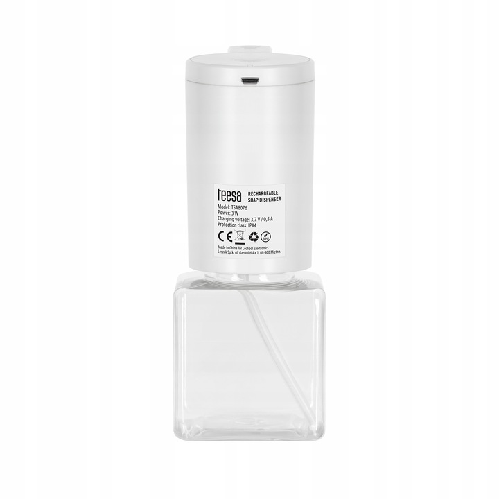 Dozownik mydła w pianie automatyczny akumulatorowy bezdotykowy Teesa