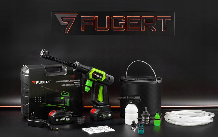 MYJKA CIŚNIENIOWA AKUMULATOROWA BEZPRZEWODOWA 2XAKU 21V MULTI DYSZA