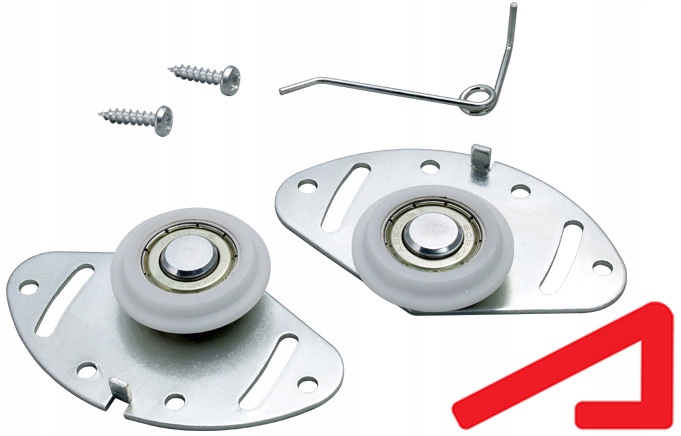 Wózki kółka rolki drzwi przesuwne AVANTI Easy V - KOMPLET 4 SZTUK