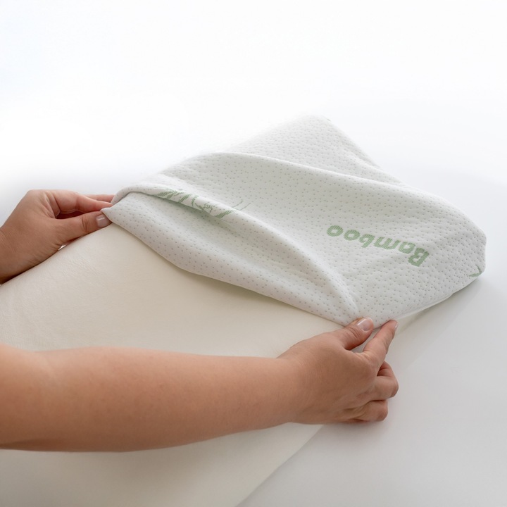 Poduszka ORTOPEDYCZNA do spania MEMORY profilowana na boku plecach