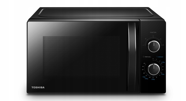 Mikrofalówka Kuchenka Mikrofalowa TOSHIBA Czarna proste sterowanie