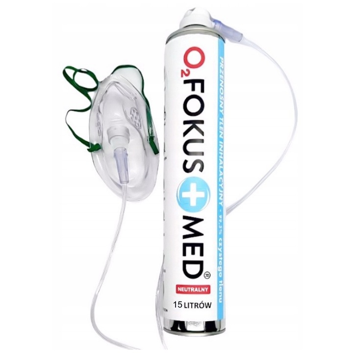 Tlen INHALACYJNY 15L w PUSZCE aerozol 99,5% 2 szt.