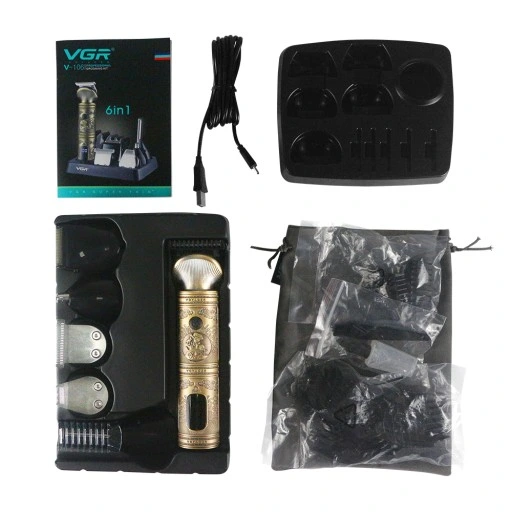 TRYMER DO WŁOSÓW GOLARKA DO BRODY ZESTAW 6W1