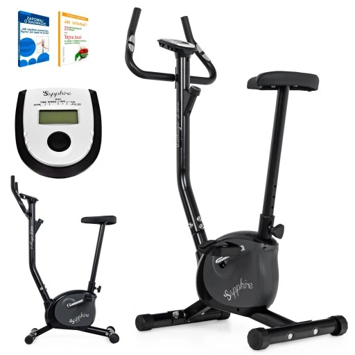 ROWER stacjonarny VINTAGE rowerek TRENINGOWY pionowy SAPPHIRE do ćwiczeń