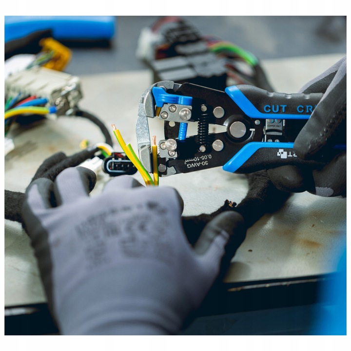 ŚCIĄGACZ IZOLACJI 0,05 - 10mm SZCZYPCE DO ŚCIĄGANIA IZOLACJI Hogert