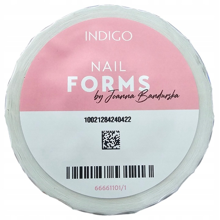 Indigo Bandurska formy szablony do przedłużania paznokci 200 szt.