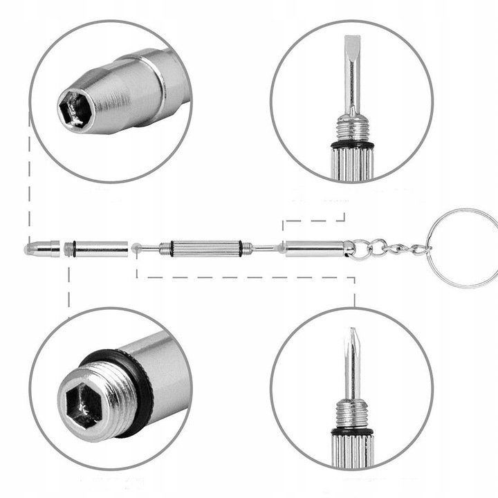 ZESTAW ŚRUBEK ŚRUBKI NAKRĘTEK 1000 SZT DO NAPRAWY OKULARÓW M1.4 M1.6 STAL