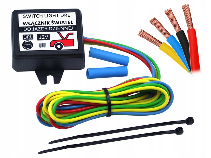 AUTOMATYCZNY WŁĄCZNIK ŚWIATEŁ DZIENNYCH MODUŁ LED PRZEKAŹNIK AUTOMAT 12V