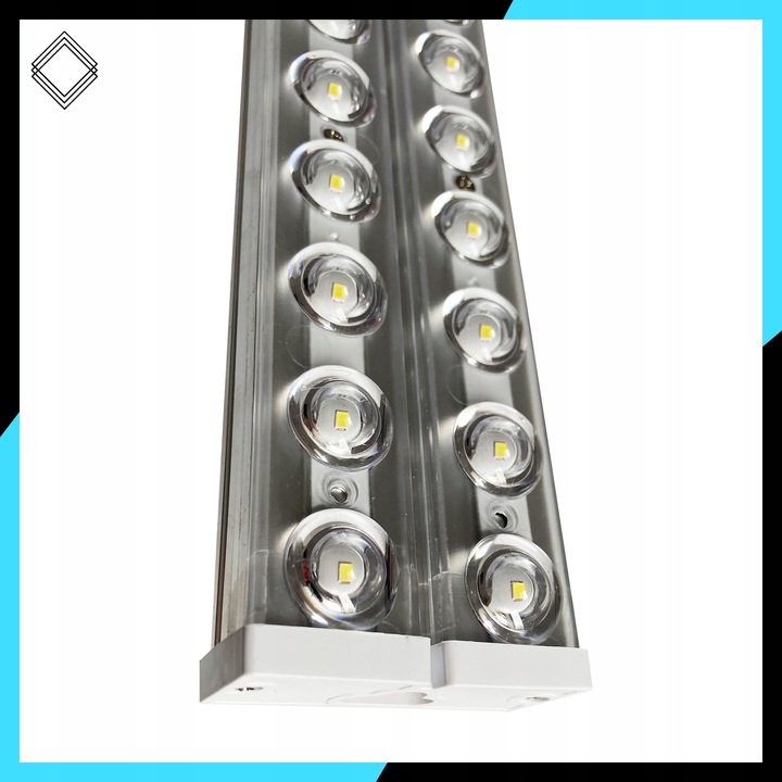 LAMPA ŚWIETLÓWKA LED 120cm OPRAWA NATYNKOWA ALUMINIUM 72W