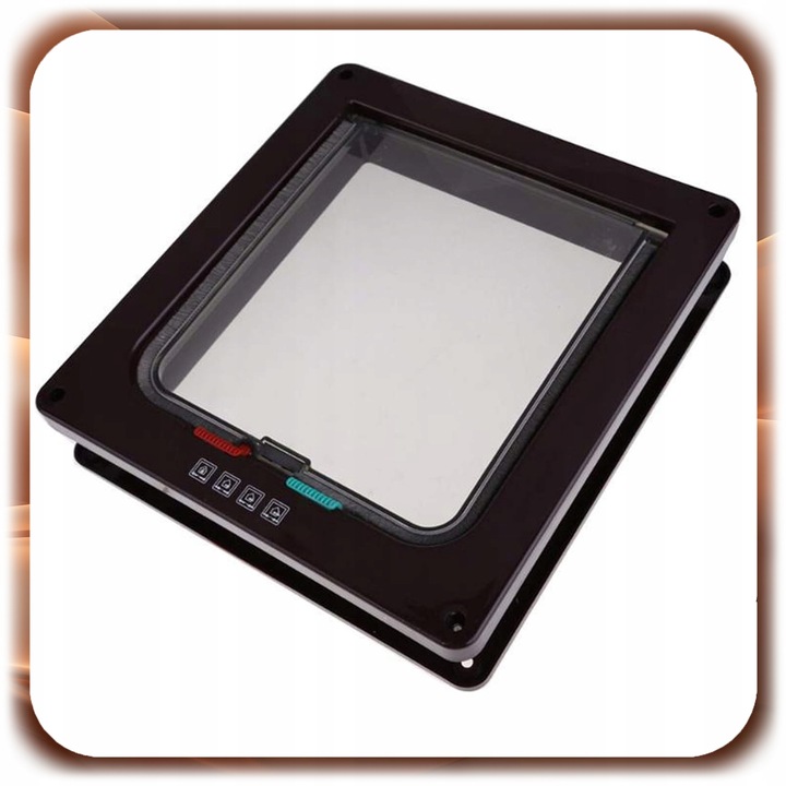 DRZWICZKI WAHADŁOWE DLA KOTA PSA DWUSTRONNE KLAPĄ 4SPOSOBY 4WAY XL +SZABLON