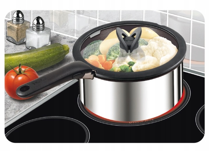 Zestaw szklanych pokrywek TEFAL Ingenio 6el.