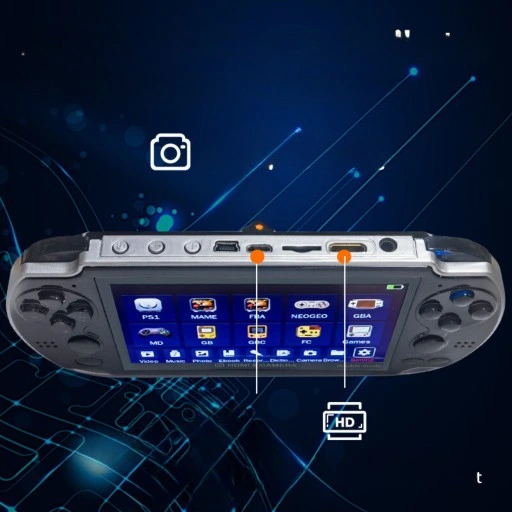 MINI konsola przenośna do gier RETRO x7 POLSKIE MENU 1000 GIER + KABEL