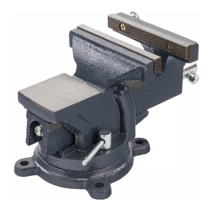 Imadło ŚLUSARSKIE 125 mm Obrotowe z Kowadłem 360