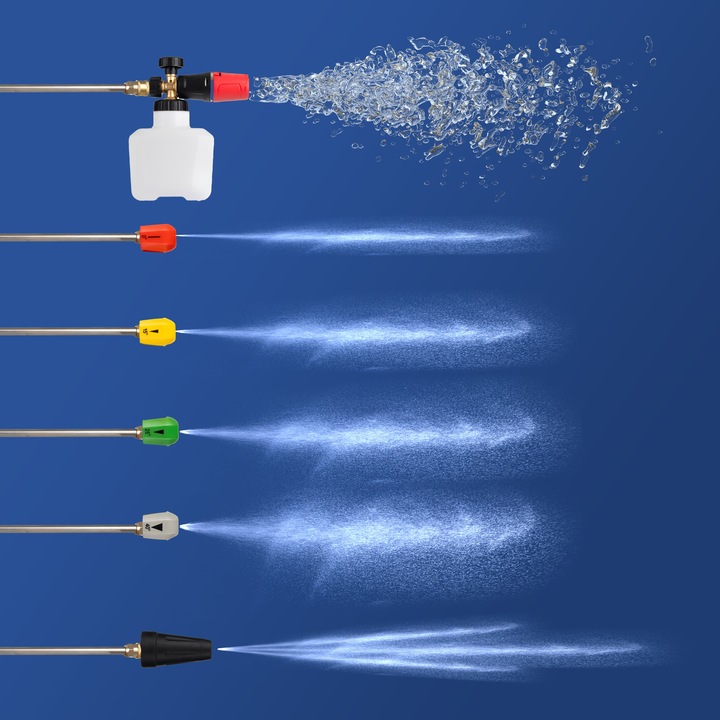 MYJKA CIŚNIENIOWA 350BAR MOSIĘŻNA POMPA 3000W INDUKCJA POTĘŻNA ZWIJACZ