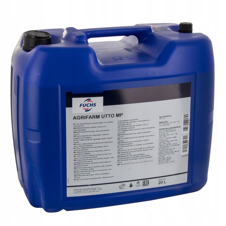 FUCHS Olej AGRIFARM UTTO MP 20L