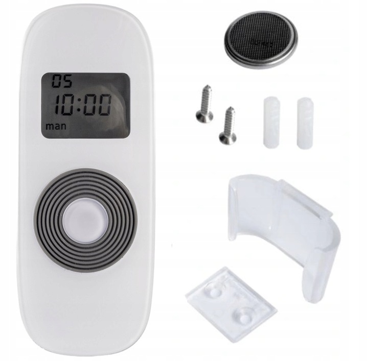 Pilot 5 kanałowy z timerem zegarem PORTOS, Yooda, Aluprof