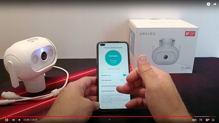 KAMERA ZEWNĘTRZNA IMILAB EC5 360° 2K + karta 64GB