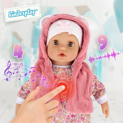 DUŻA LALKA BOBAS INTERAKTYWNA ŚPIEWA I MÓWI PO POLSKU 45CM