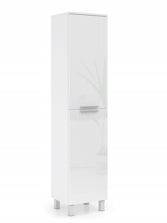 SŁUPEK ŁAZIENKOWY WYSOKI 40CM BIAŁY POŁYSK AKRYL