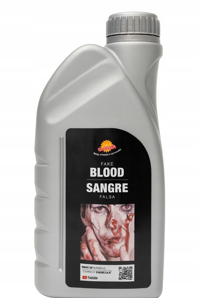 SZTUCZNA KREW W BUTLI 1 LITR HORROR HALLOWEEN CHARAKTERYZACJA POJ. 1000 ML