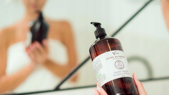 OLEJEK DO MASAŻU NATURALNY WEGAŃSKI VCEE ROSE&LAVENDER 1000ML