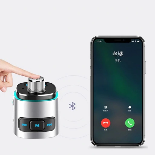 TRANSMITER FM BLUETOOTH ŁADOWARKA 2X USB SD QC 3.0