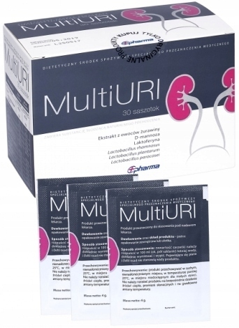 MultiURI Zdrowe Drogi Moczowe 30 saszetek