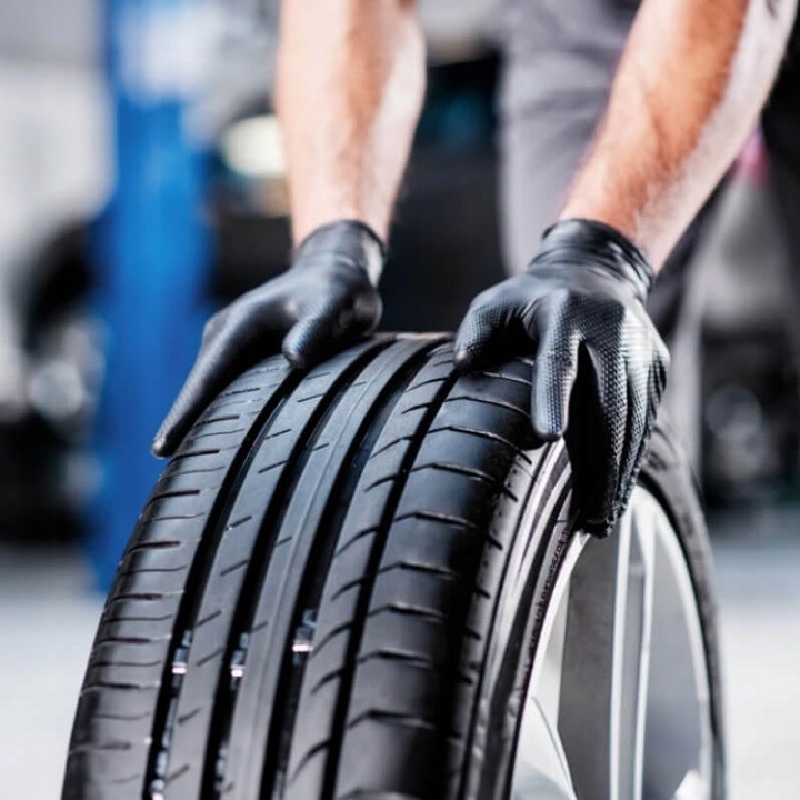 Rękawice Nitrylowe Mercator GOGRIP BLACK Czarne a50 XL