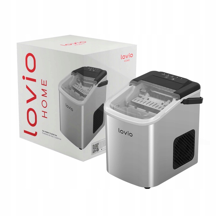 KOSTKARKA DO LODU LOVIO 10KG DOMOWA PRZENOŚNA CICHA EKSPRESOWY LÓD 24H