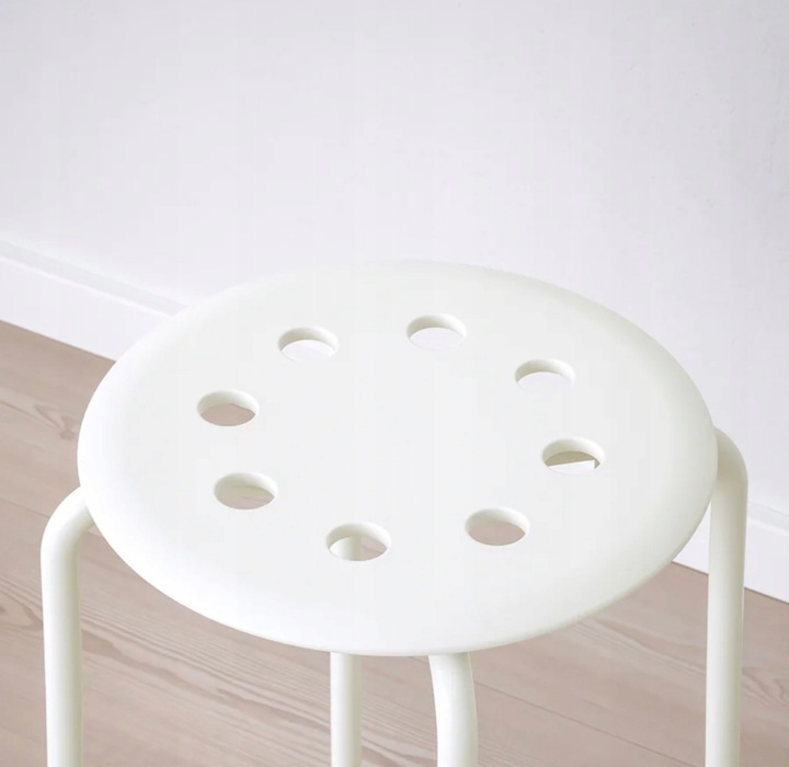 IKEA STOŁEK TABORET KRZESŁO KUCHENNE BIAŁY