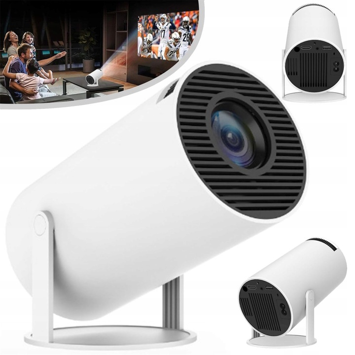 PROJEKTOR ALWTNIET HY300 PRO 4K SMART TV ANDROID WIFI RZUTNIK PRZENOŚNY