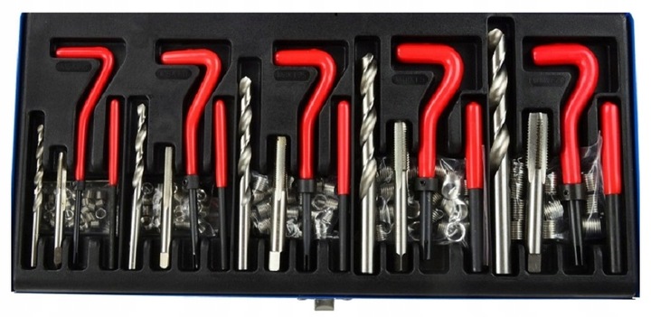 ZESTAW NAPRAWCZY GWINTÓW NAPRAWY GWINTU M5-M12 131