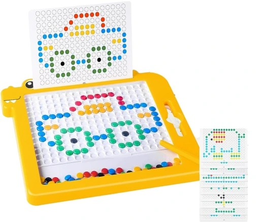 Tablica magnetyczna Dino Board Mozaika Montessori układanka krążki MagPad