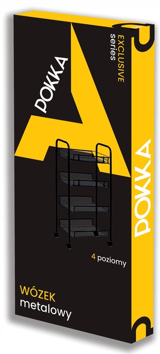 MOBILNY REGAŁ KUCHENNY ŁAZIENKOWY STOLIK NA KÓŁKACH METALOWY WÓZEK 4