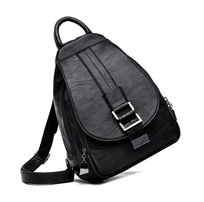 PLECAK DAMSKI PLECACZEK MIEJSKI DO SZKOŁY PRACY EKO SKÓRA VINTAGE TORBA 2W1