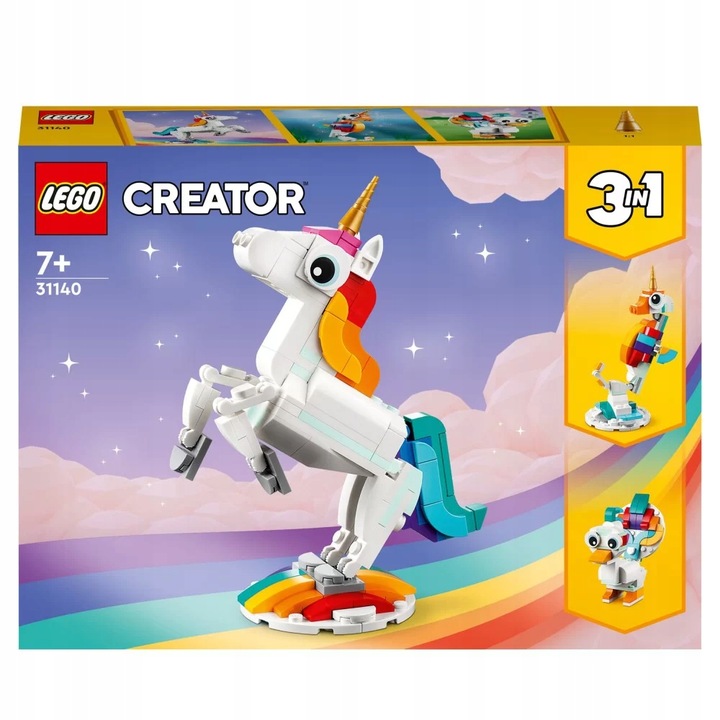 Lego klocki CREATOR 31140 Magiczny jednorożec