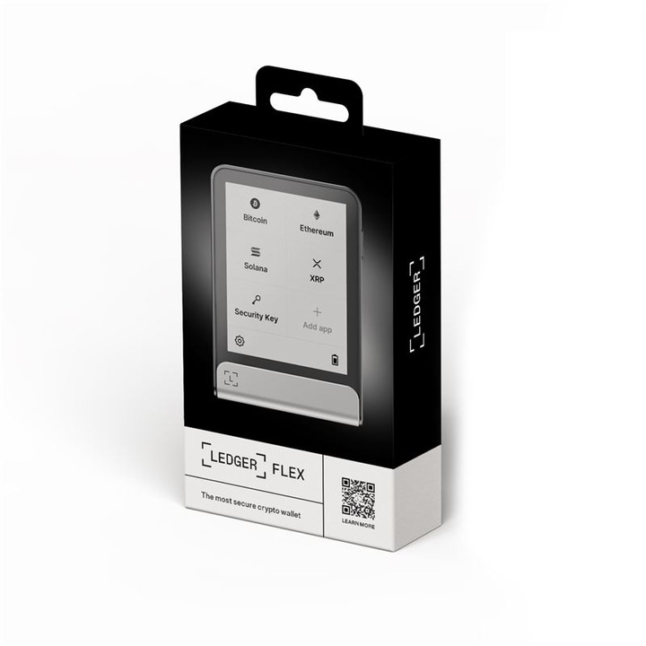 Ledger Flex bezpieczny portfel kryptowalut BTC ETH, dotykowy ekran Gorilla
